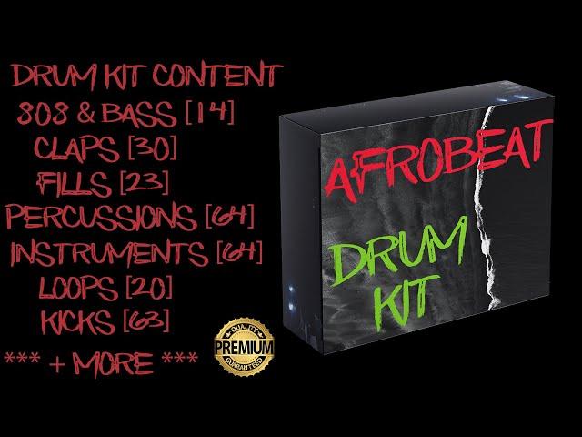 Afrobeat Drum Kit Download 2021 | African Percussion Loops & Afro Fills | AFROBEAT PACK