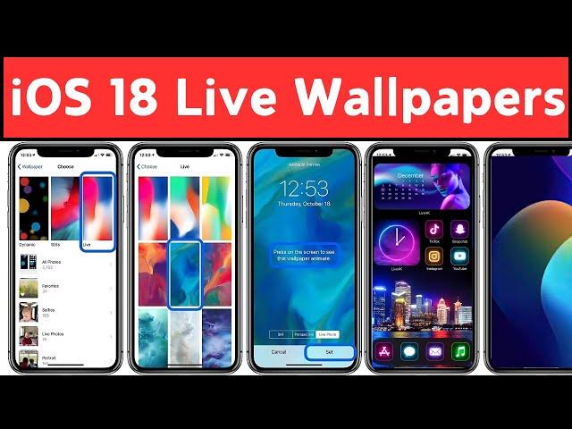 How to Set Live Wallpapers on iPhone (iOS 18) | Step-by-Step Guide