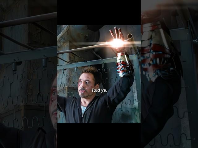 Surrender is the wisest decision this guy has ever made in his life. | #tonystark #lronman #movie