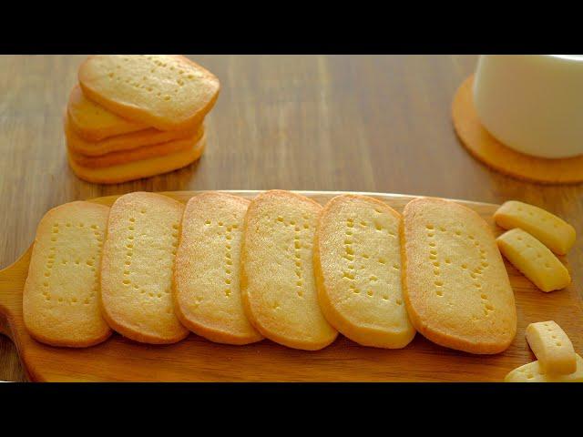 버터쿠키 만들기 (4가지 재료) | 사르르~녹는! 달달~한! 버터쿠키 레시피 | Butter cookies