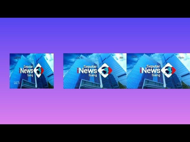 Perbandingan OBB Seputar iNews Siang (RCTI SD & HD)