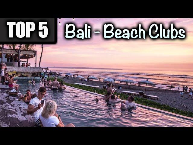 Top 5 Beach Clubs in Bali - Seminyak to Canggu  |  Beachfront Swimming Pool Party Wet Bars