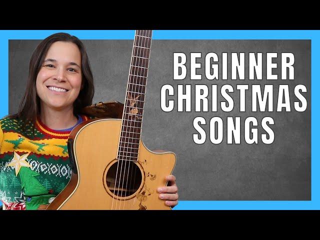 4 Beginner Christmas Guitar Songs with ONLY 3 CHORDS!