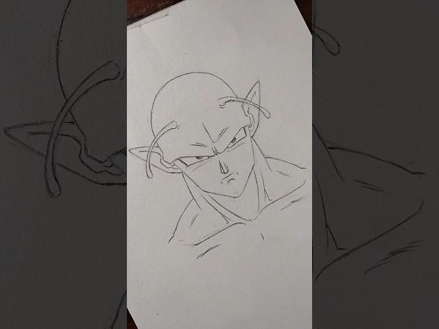 outline of picolo#short#shorts#youtube#youtubeshorts#sketchbyte