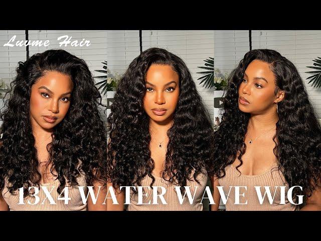 This Curly Wig Really Hit My Heart!13x4 Frontal Wig Install Tutorial | Wet Look   #luvmehair #hair