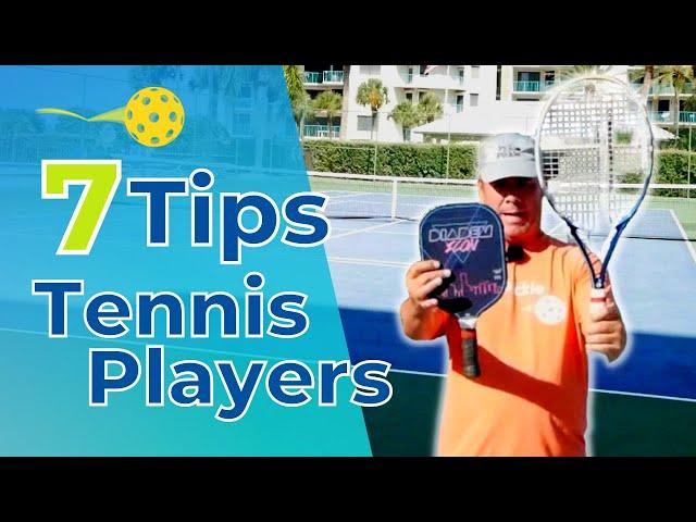 Tennis Player Learning Pickleball? | 7 Tips to get you on the right track | VIPickleball