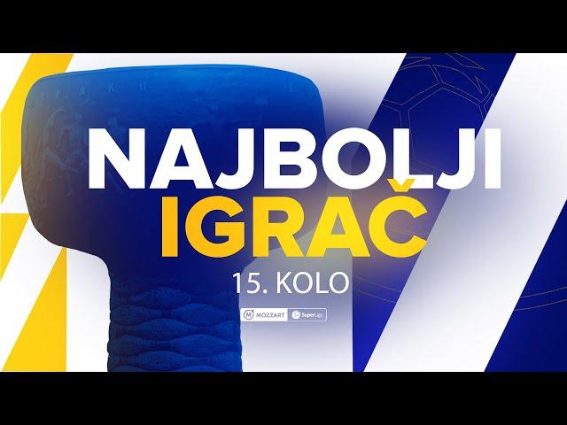 Mozzart Bet Super liga 2024/25 - 15.Kolo: Najbolji igrač kola Saša Stamenković