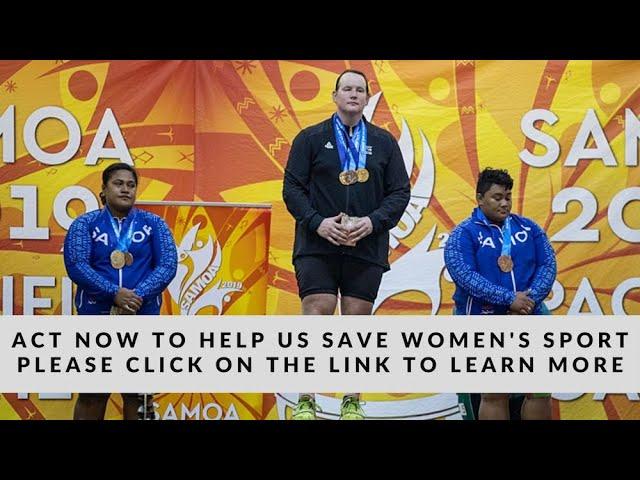 Help us fight to Save Women's Sport at: www.savewomenssport.com/our-fight