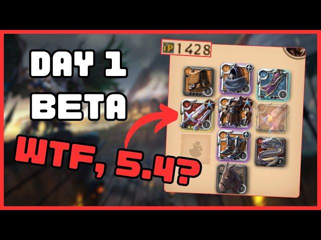 I Played DAY 1 of EUROPE BETA, And It Was CRAZY... | Albion Online Europe PvP