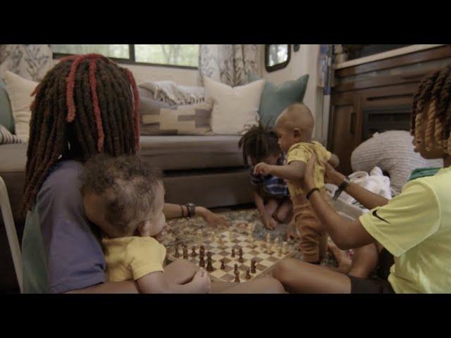 See how this family of 8 navigates life in an RV