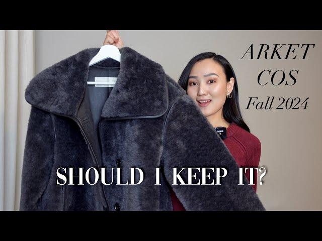 FALL 2024 try-on haul: COS and ARKET