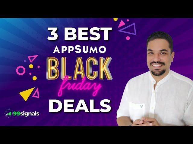 AppSumo Black Friday 2024: Top 3 Picks (Lifetime Deals)