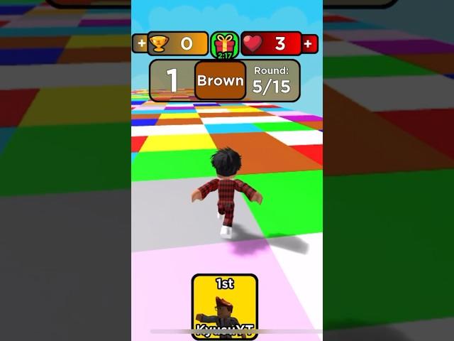 Flooori plays colour block on roblox! #shorts #viral #fyp