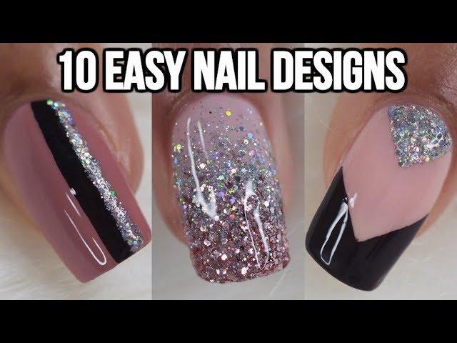 10 EASY NAIL IDEAS! NAIL ART COMPILATION