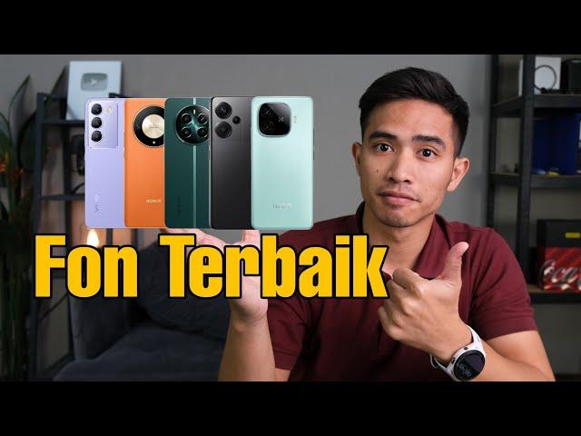 5 Fon Terbaik Bawah RM1500 2024 ! No.1 padu gila