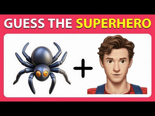 Guess the Superhero by Emoji!  Marvel & DC Superheroes Emoji Quiz | Part 2