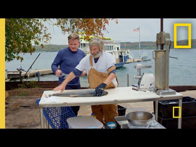 Gordon Makes Smoked Fish Sausage | Gordon Ramsay: Uncharted