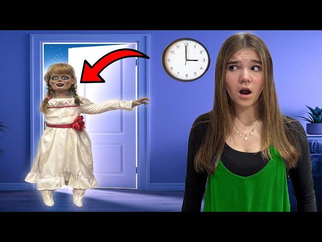 Creepy Annabelle Doll MOVED BY HERSELF AT 3 AM!