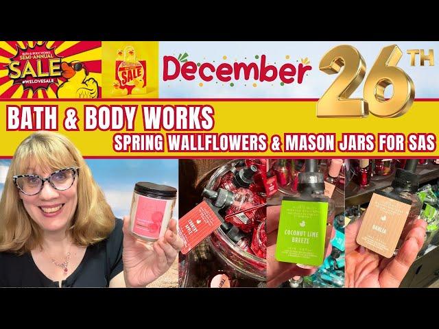 Bath & Body Works Spring Wallflowers & Mason Jars For Semi-Annual Sale