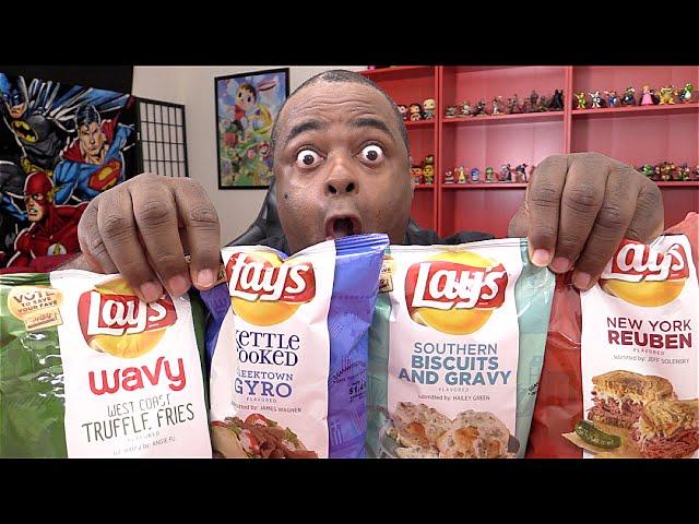 WEIRD LAYS CHIPS TASTE TEST!