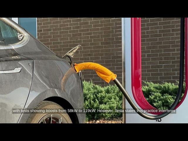 Tesla warns against wet towel trick to speed up Supercharging