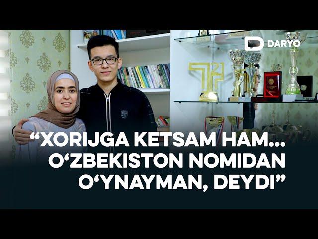 17 yoshli jahon chempioni Nodirbek Abdusattrovning onasi bilan intervyu