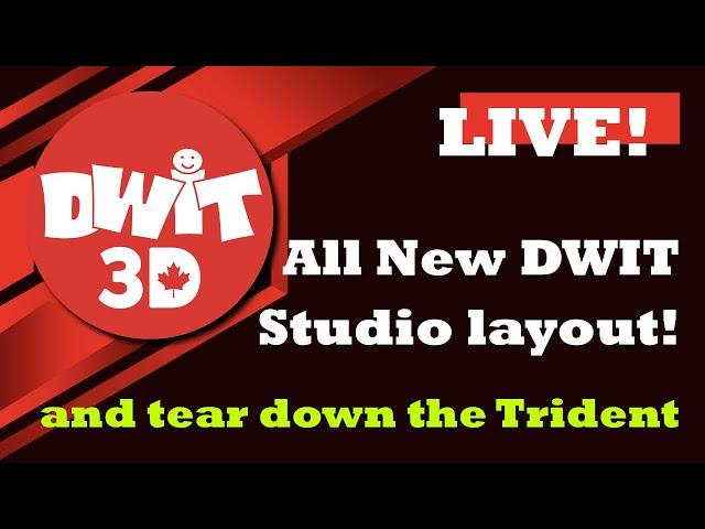 All new DWIT 3D Studio setup & Voron Trident Teardown