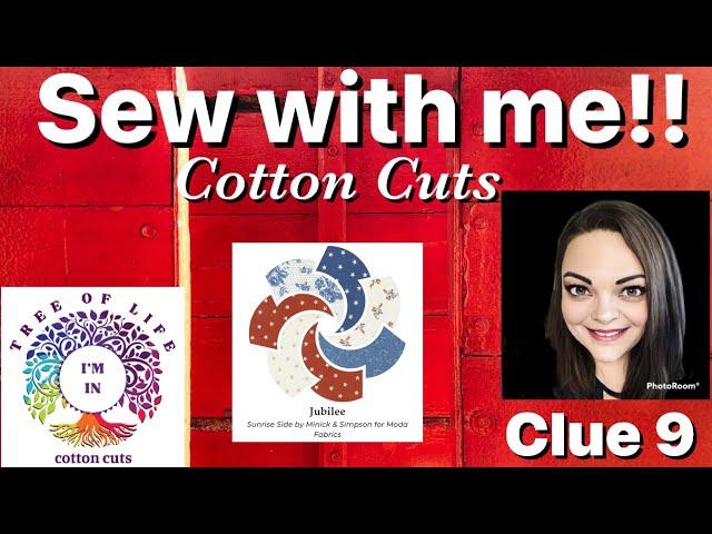 Sew with me! Cotton Cuts Puzzle Mystery Quilt - Spring 2024 - Tree of Life - Large Jubilee - Clue 9