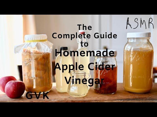 ASMR How to Make Apple Cider Vinegar at Home