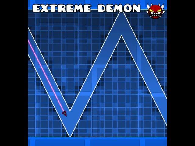 Geometry Dash EXTREME VS IMPOSSIBLE Demon #shorts