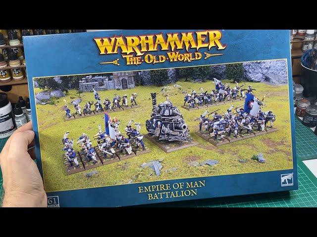 Unboxing the Empire of Man Battalion and ideas on kit-bashing and converting your state troops.