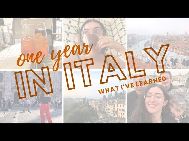 one year in italy - what I've learned from living here