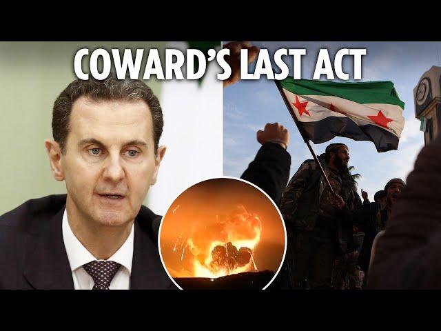 Tyrant Assad 'sold Syrian military secrets to enemy Israel to let him ESCAPE'