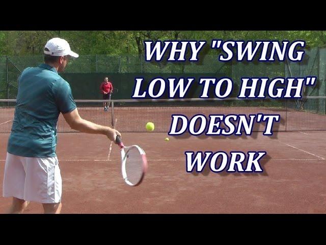 Two Tennis Tips That Work Better Than "Swing Low To High"