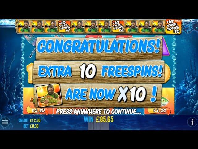 Big Bass Bonanza X10! - 40 Spins - including 10 at x10