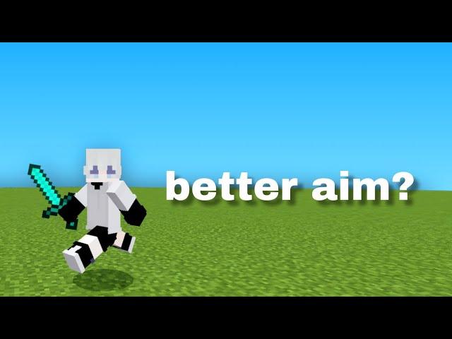 how to get better aim in minecraft...