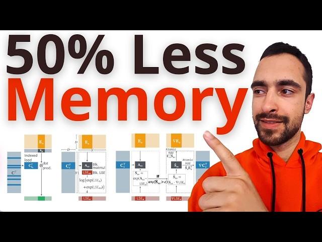 50% Less Memory - Cut Cross Entropy - Coding LLM From Scratch