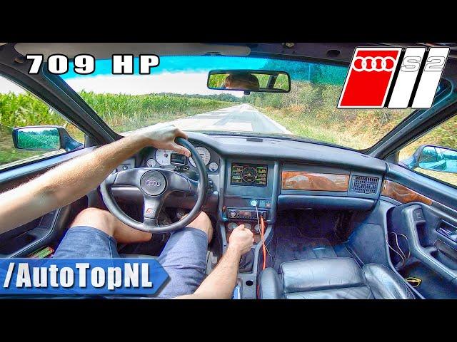1994 AUDI S2 Avant 709HP 2.2 BIG TURBO Onboard Test Drive by AutoTopNL