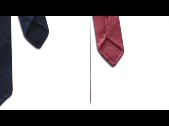 Silk hand rolled Ties