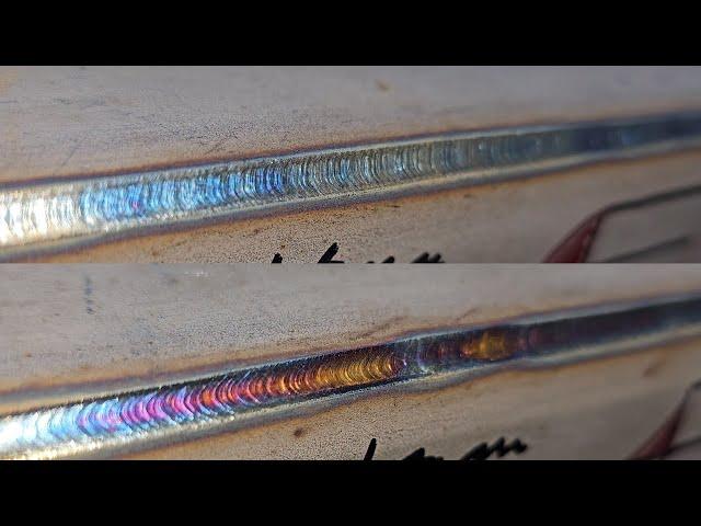 Two satisfying welding methods for a man's precise edge