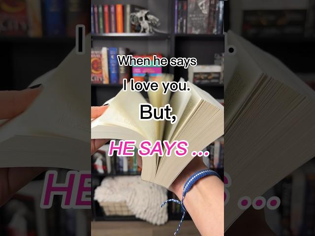 When he’s says I love you #booktok #bookrecommendations #books #booktube #booklover #bookworm