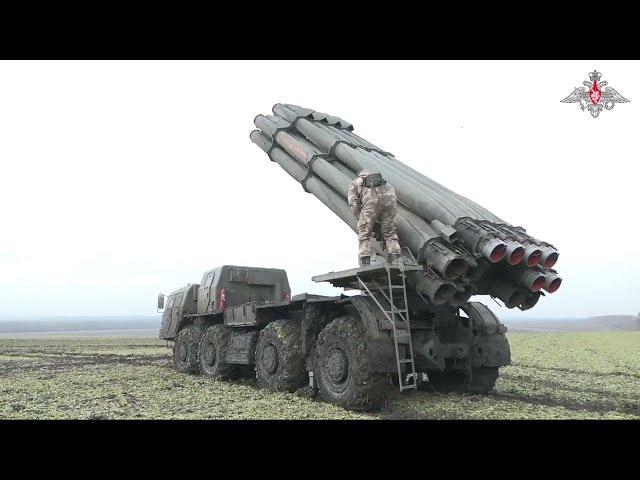 BM-30 Smerch in Action