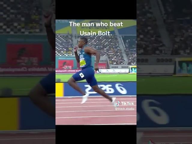 The Man Who Beat Usain Bolt in 100m #usainbolt#jamaica #coleman#usa#athletics #trackandfield#shorts