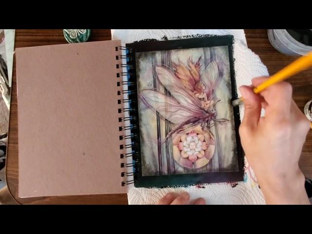 Embellishing new journal cover | new spiritual journal 2021