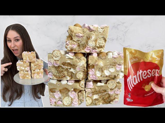 HOW TO MAKE A GOLD MALTESER ROCKY ROAD