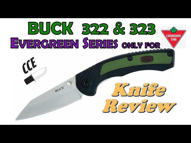 BUCK Folders: Buck 322 & 323 Review.  These are Canada ONLY knives by BUCK