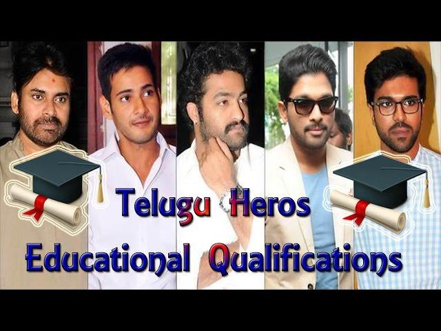 Tollywood Heros Educational Qualifications | Prabas | Jr.NTR | Pawan kalyan | Mahesh babu