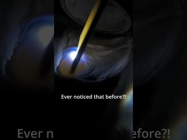 I’ve never noticed this before! | TIG weld for beginners #tigwelding #weldingtipsandtricks