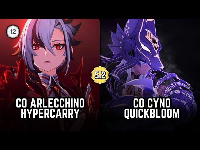 The Strongest Arlecchino And Cyno I Can Make In 5.2 (F2P)