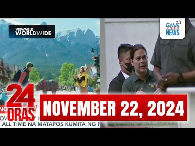 24 Oras Express: November 22, 2024 [HD]